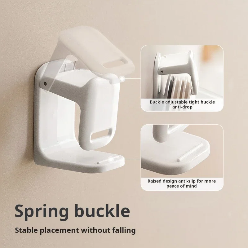 

Basin hook toilet bathroom no drilling wall hanging adjustable bathtub washbasin rack Soap holder bathroom Countertop organizer
