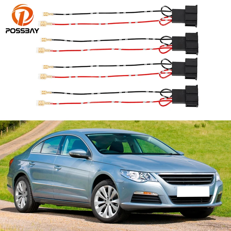 

Car Speaker Wire Harness Adapter Plug for Volkswagen VW Golf Passat Polo Scirocco CC Jetta Beetle Rabbit/Seat Ibiza Leon Toledo