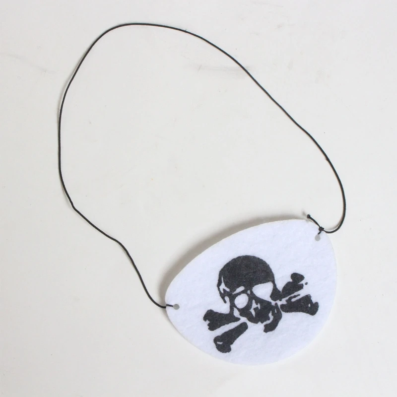 12 Stücke Rolle Spielen Piraten Augenklappe Ein Auge Skelett Augenklappen Für Halloween Weihnachten Piraten Thema Party – Detail 10