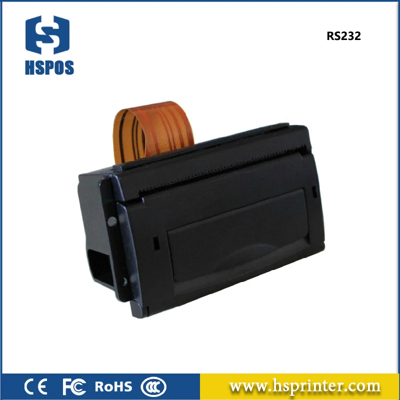 

Support 5V 9V 12V wide power voltage 58mm Low Noise Direct Thermal Panel Printer with and make paper replacement easily HS-QR21