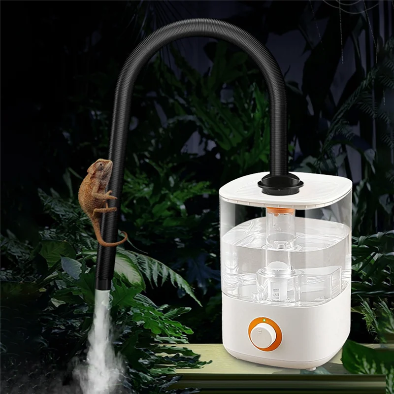 

ABVG-2.5L Reptile Fogger Mister, Reptile Humidifier With Integrated Water Tank Design For Reduced Leaking,Ultra Quiet