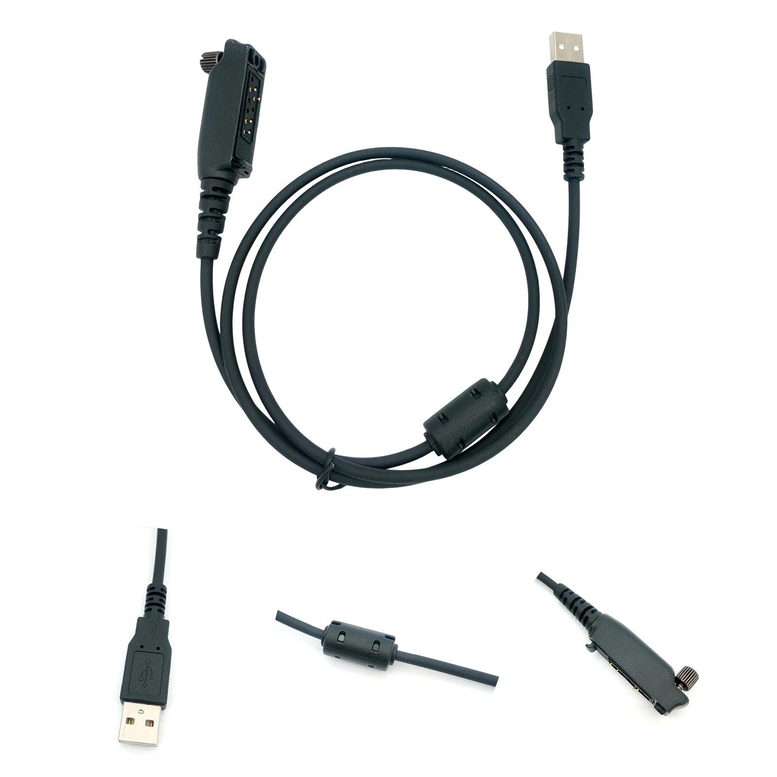 

Programming USB Cable 100cm Length USB Programming Data Cable Support Win10 Compatible for Kirisun DP990 Walkie Talkie