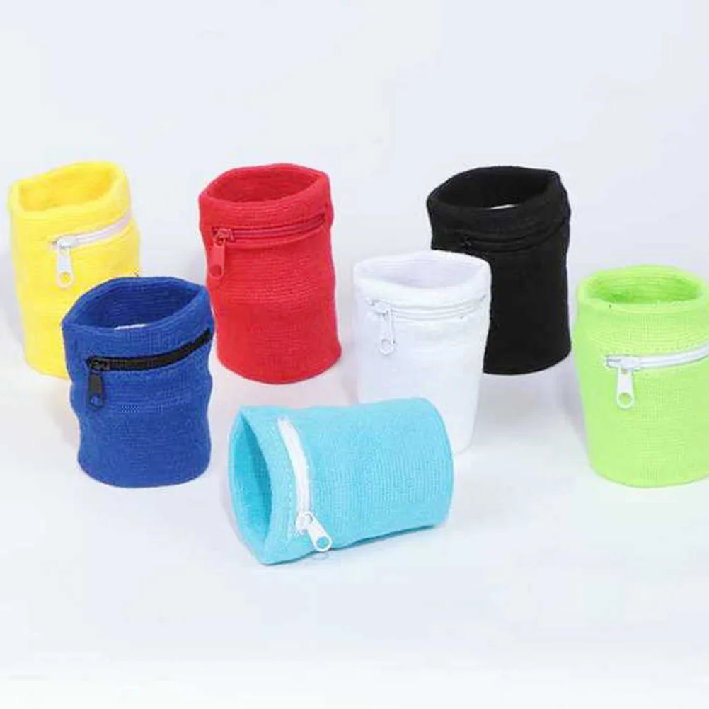 

Wrist Zipper Purse Lightweight Running Gym Sports Armband For Basketball Tennis Cycling Yoga Wrist Wallet Band Protector
