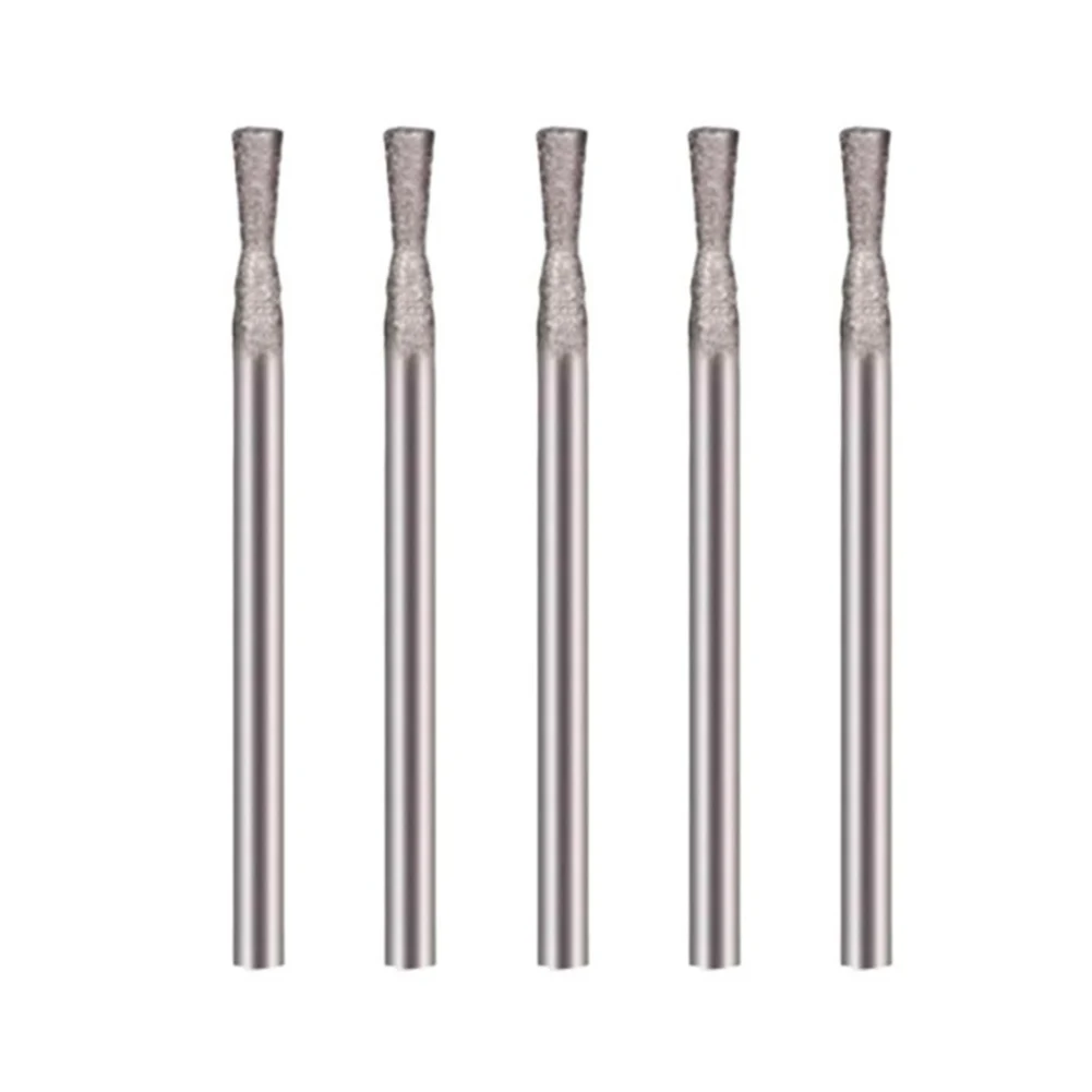 DIY Engraving 0.8 7mm Diameter Grinding Bit Grinder Electroplated Head Round Handle Design Suitable For Hand Drills