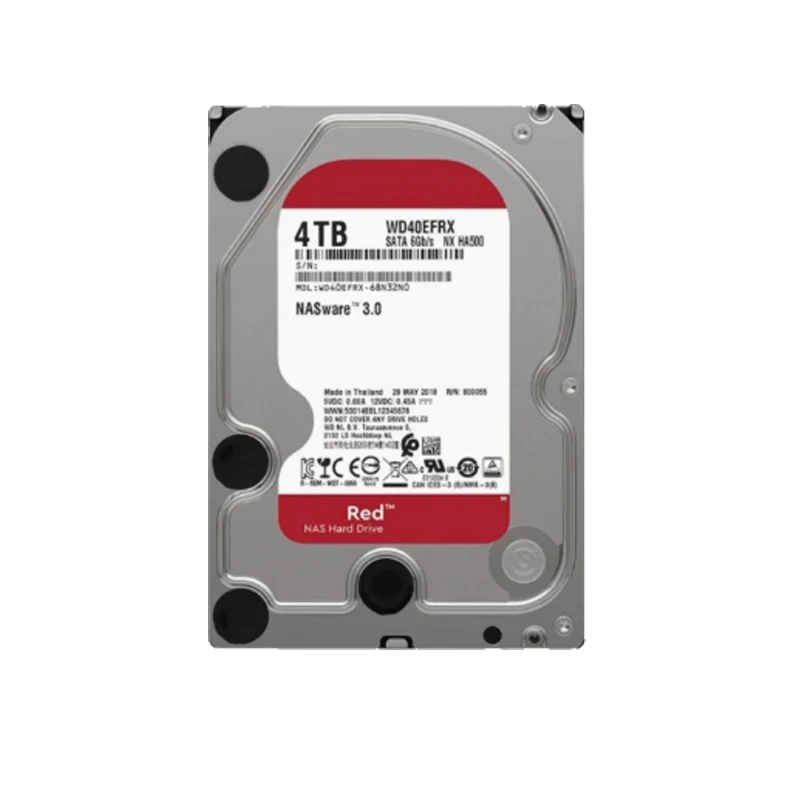 WD40EFRX Red Disk 3.5-inch NAS Mechanical Hard Disk SATA Vertical CMR 4TB