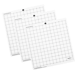 3PCS  Replacement Cutting Mat 12*12 Inch Transparent Adhesive Mat with Measuring Grid for Silhouette Cameo Cricut Explore