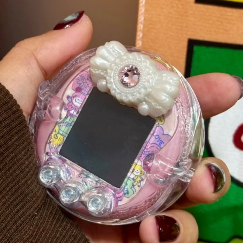 حافظة واقية مصنوعة يدويًا مناسبة لـ Tamagotchi الأصلي/Uni/V2/V6 الجنة الغطاء الواقي لجهاز ألعاب الحيوانات الأليفة ديكور هدية #4