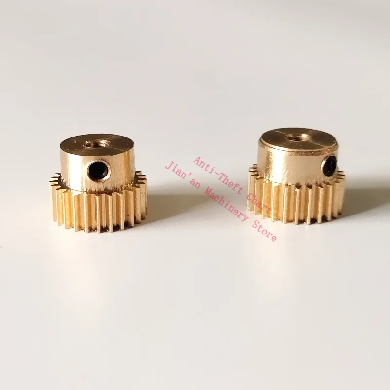 1piece Convex Step Copper 0.6Mod 18 19 20 21 22 23 24 25 26 27 28 29 30 31 32 33 34 35 Teeth 0.6 Module Precision Gear Pinion