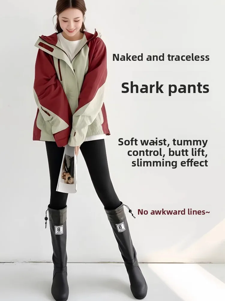 

Женские утепленные леггинсы для йоги с высокой талией, облегающие, с эффектом утяжки живота и подтяжки ягодиц, с узором под кожу.