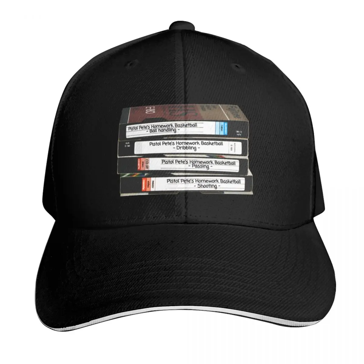 Homework Basketball with Pistol Pete Baseball Cap Gift for Him Her Casual Daily Wear Quick Dry Performance