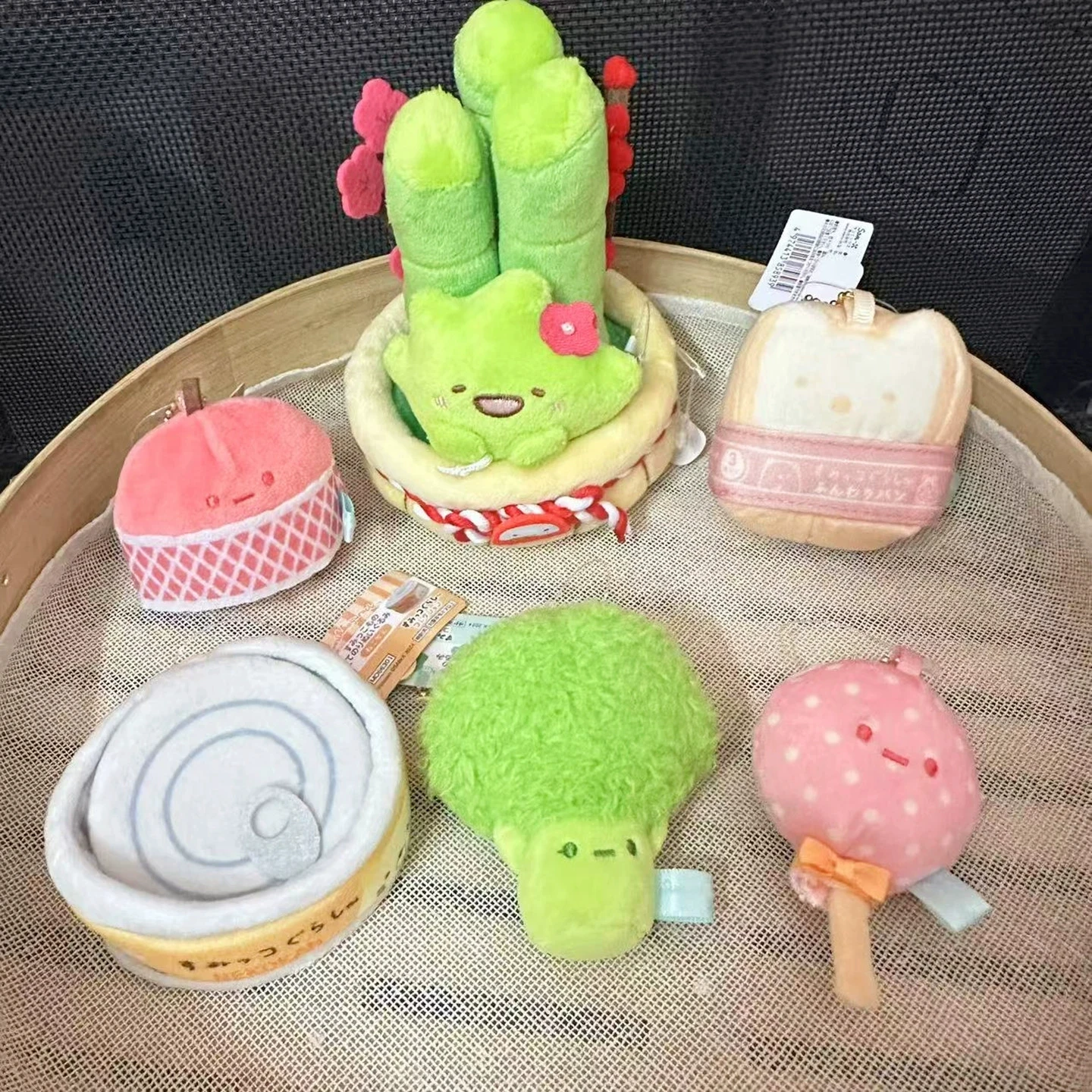 Niedlicher Sumikkogurashi Plüsch-Schlüsselanhänger, Topfpflanze, Gemüse, Kawaii, AppleToast, weich gefüllt, Brokkoli-Schlüsselanhänger, Zubehör, Geschenke – Detail 3