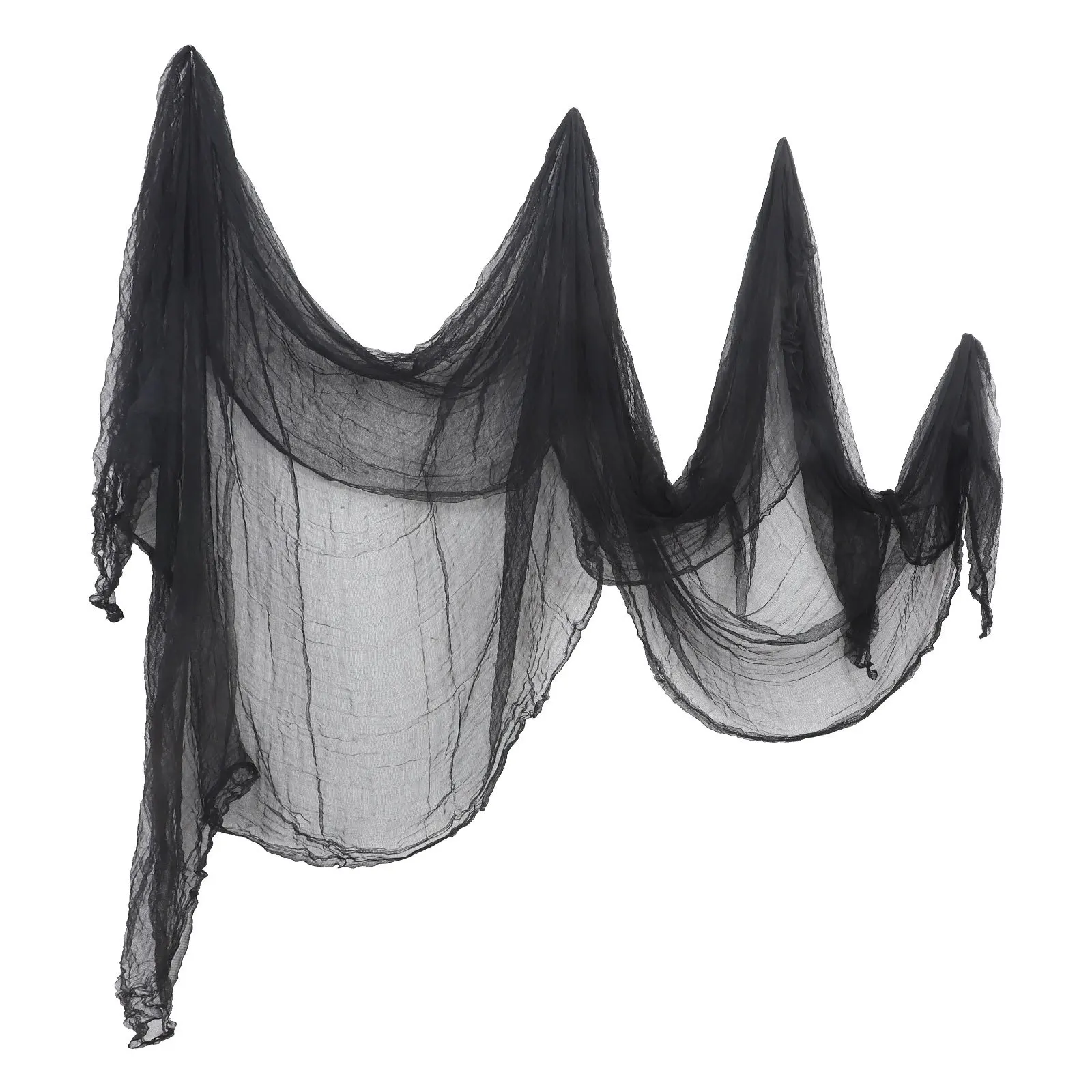 

Black Scary Gauze Cloth Halloween Decoration Creepy Fabric Spooky Festival Atmosphere Party Prop Creepy Decor Halloween Fabric
