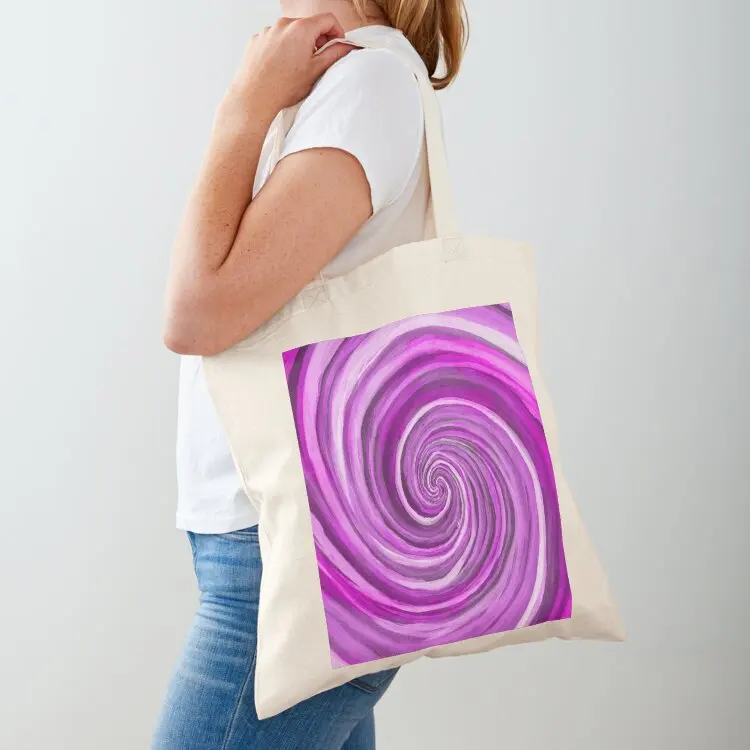 

Quantum Color Art - Entanglement 1EPST - Pink painted by hand. Tote Bag tote personalized Women's the