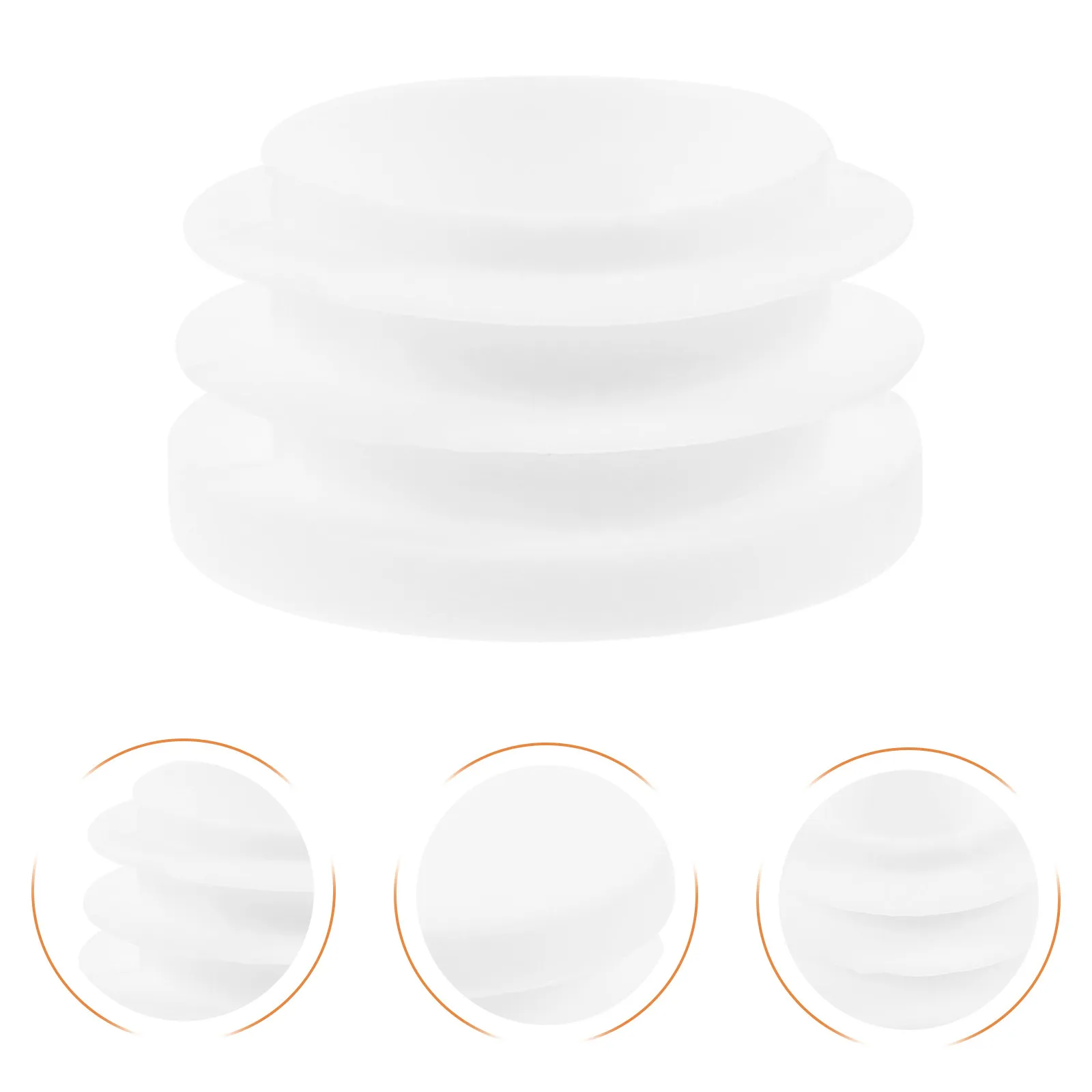 

10 шт. Защитные заглушки для хоккейных клюшек из полипропилена, круглой формы, обеспечивающие надежный и удобный захват, ударопрочные, легко устанавливаемые, для игры на поле