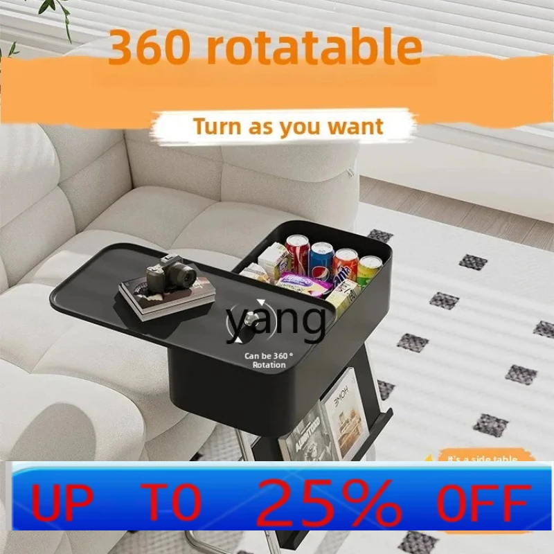 

yhm living room sofa side cabinet creative black side table modern simple mobile shelf