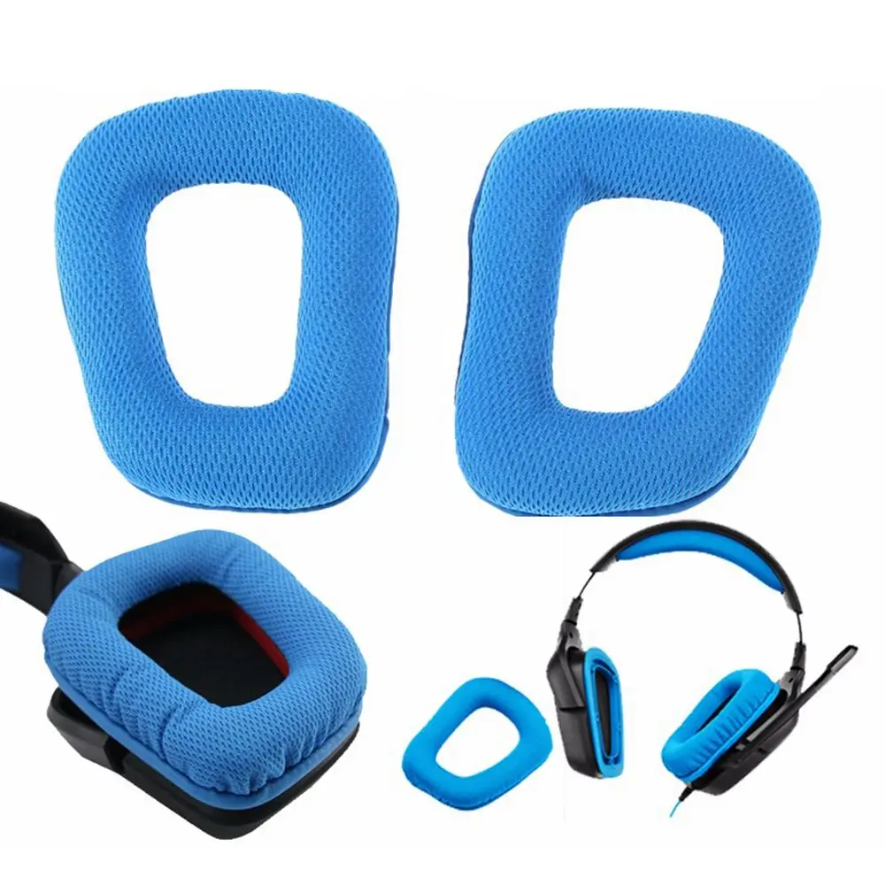 Headphone Earpads Covers For Logitech G35 G930 G430 F450 Cushion Pad Replacement Head Beam Sponge