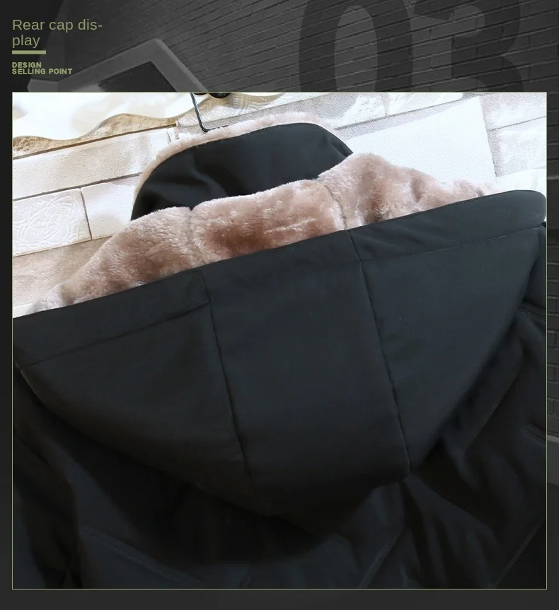 Veste Smile pour Homme, Manteau Chaud Rembourré, avec Poignées Simples, Capuchon Amovible, Design de Voyage en Plein Air, Nouvelle Collection Automne Hiver