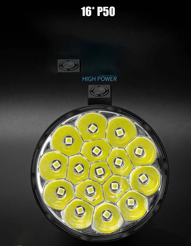 Multi Purpose High-power Lamp Beads Flashlight Outdoor Portable USB Charging High Power Camping Light