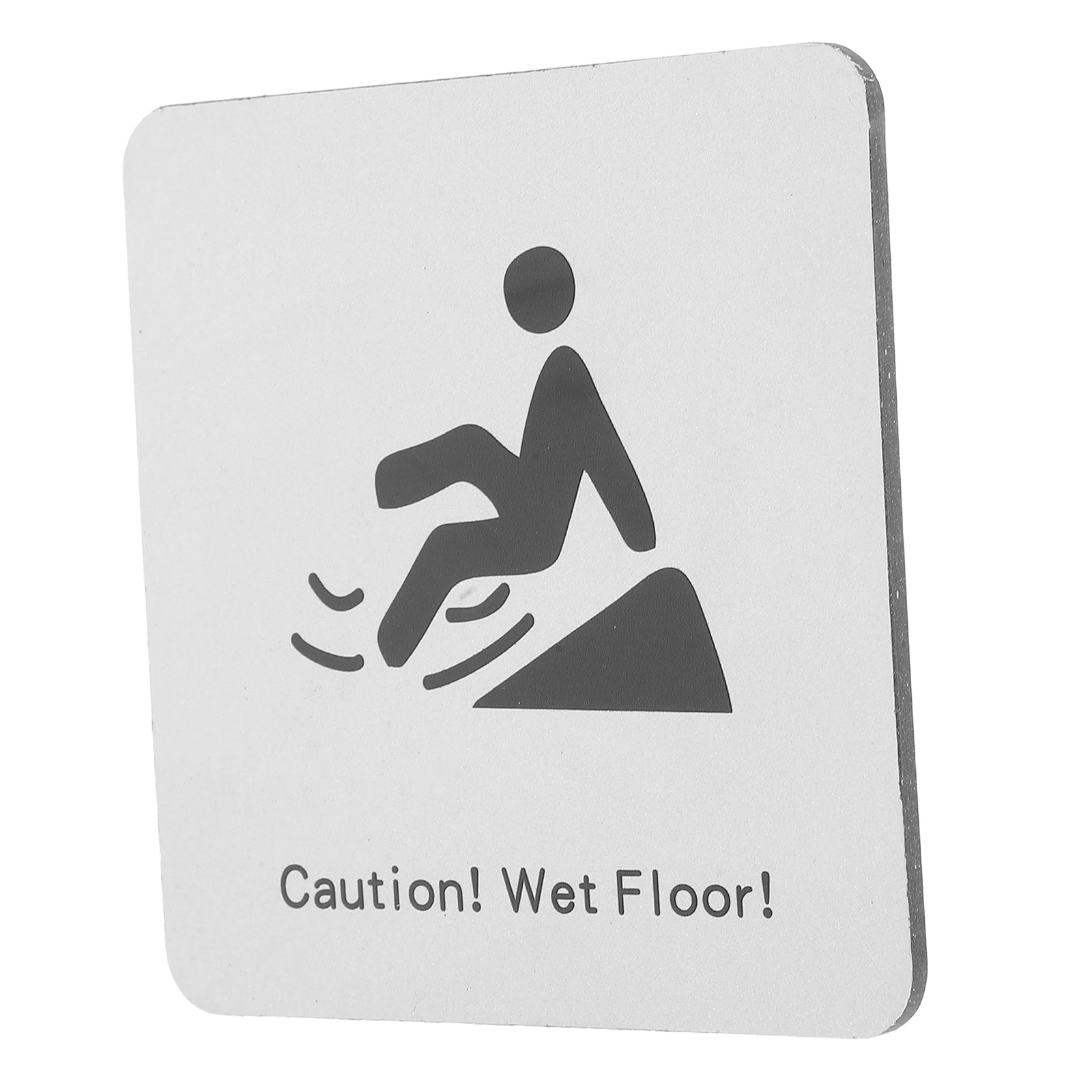 

Slippery Floor Plate Wet Floor Caution Safety Notice Waterproof Wall Mounted Mall Use Aluminum for Slipping