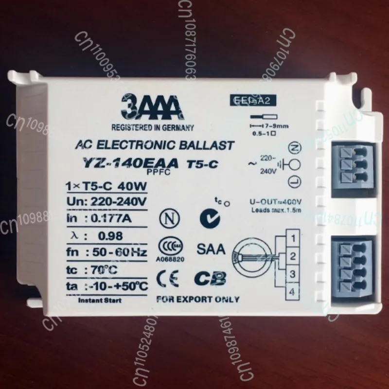 3AAA YZ-140EAA/YZ-155EAA Fluorescent Lamp AC Electronic Ballasts Instant Start
