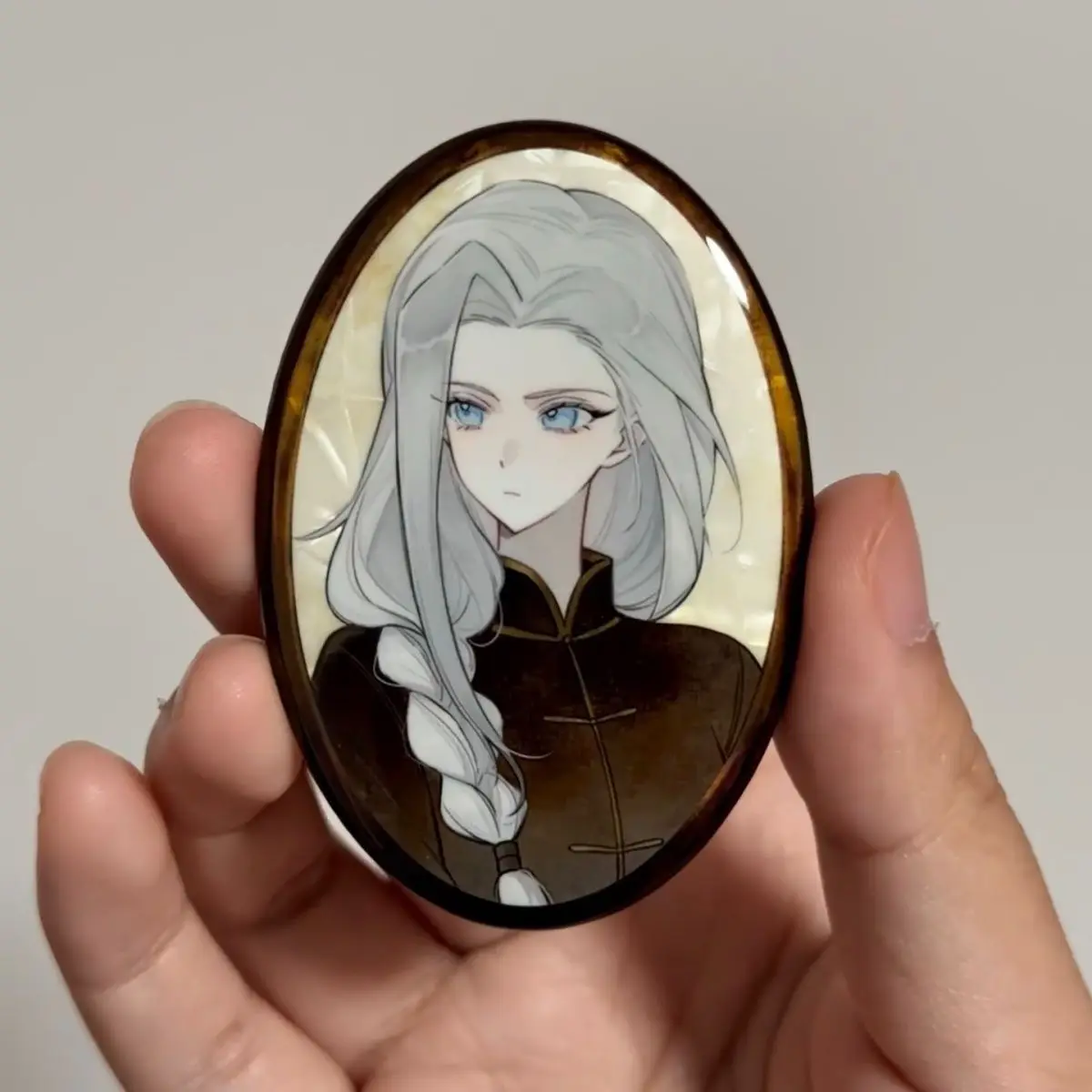 The Legend of Hei Anime Badges Pins Shikano Women Brooch Cartoon Kawaii Q Version Cosplay Charms Brooches for Bag Accessorie