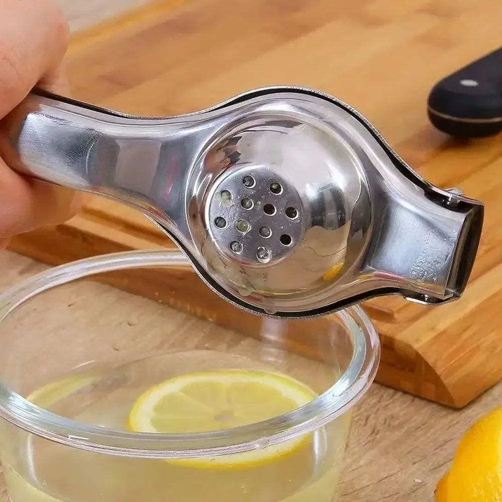 Lemon Squeezer Durable Stainless Steel Juice Processor Pomegranate Orange Lemon Sugar Cane Fruit Pressing Kitchen Hand Tools