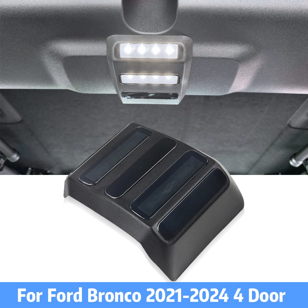 

LED Rear Roof Reading Lights Trunk Ceiling Lamp for Ford Bronco 2021 2022 2023 2024 4 Door (Not Fit 2 Door)