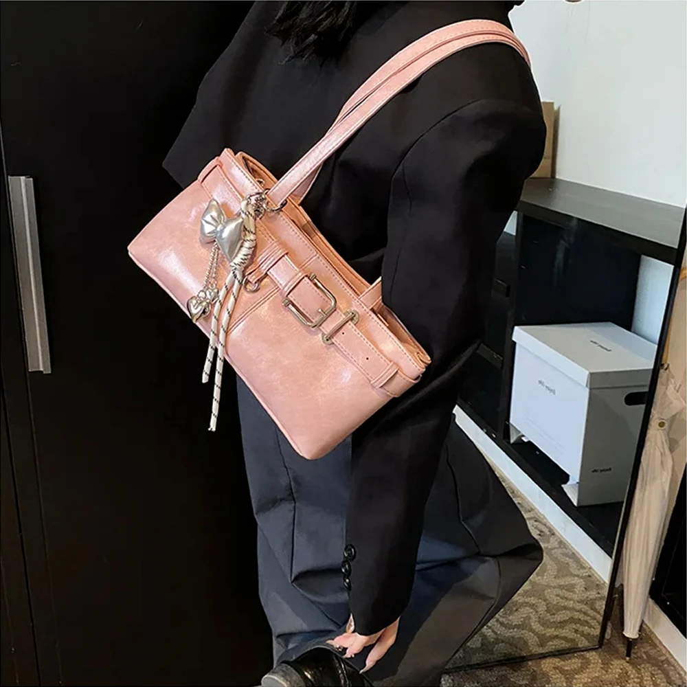 

Soft Interior Compartment Shoulder Bags 2025 High Quality Contrasting Colors Bags for Women Fashion Zipper Pu Women's Handbags