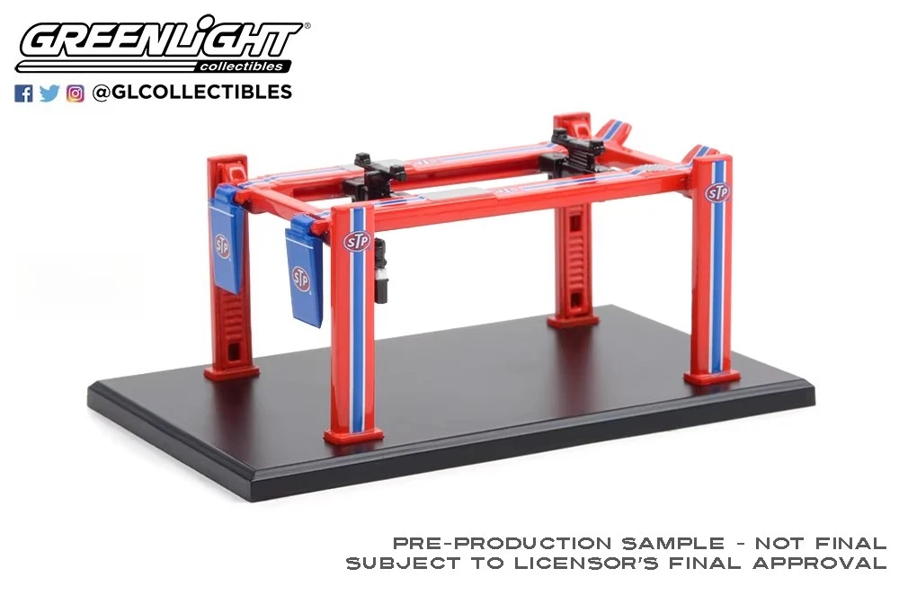 GreenLight Diecast 1:64 مقياس أربعة أعمدة المصاعد سبيكة محاكاة نموذج جمع عرض لعبة مزخرفة هدية #2
