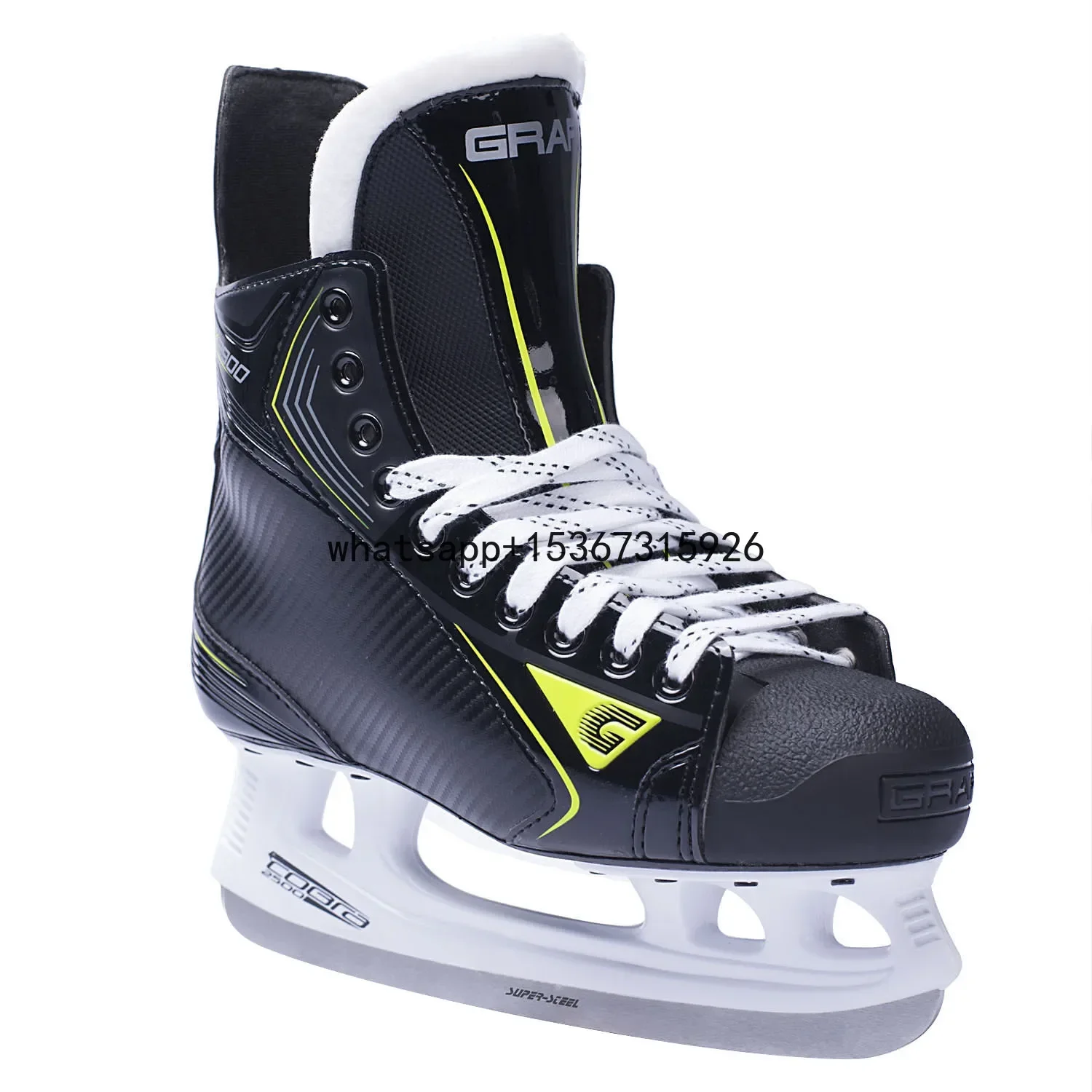 Hard Shell Roller Inline Ice Hockey Shoes Good Wear Resistance Anti-impact Ice