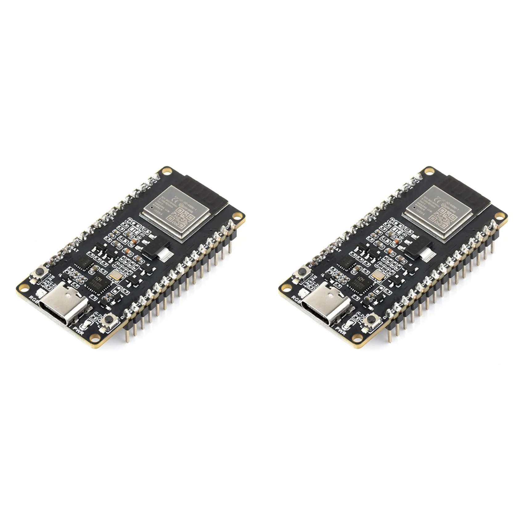 

2 шт., детская плата для разработки ESP32 H2 DEV KIT N4 M, модуль 4 Мб флэш-памяти, поддержка BLE/Zigbee/Беспроводная связь