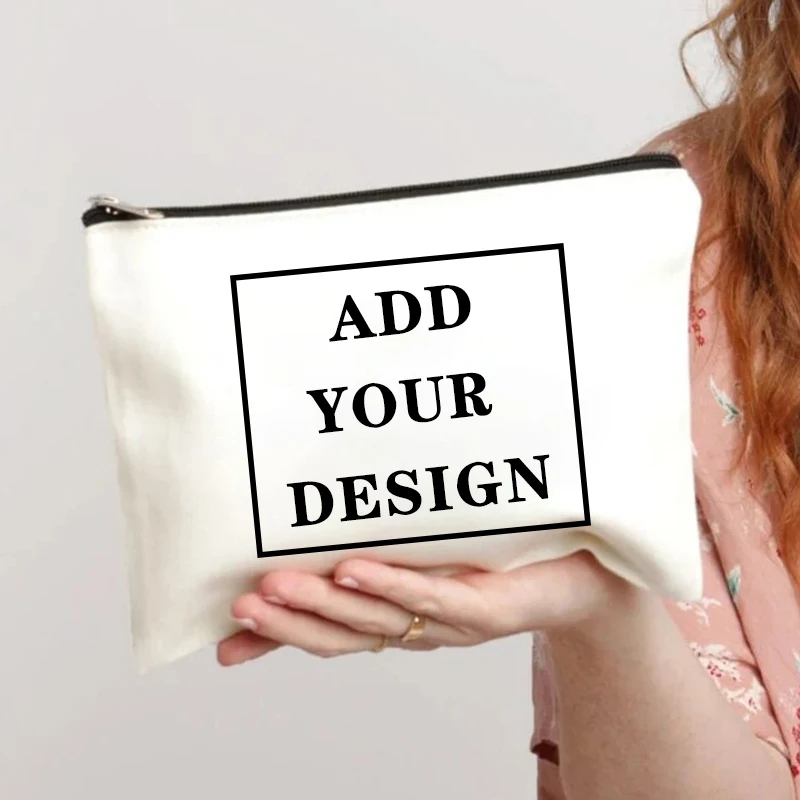 Custom Cosmetic Bag for Make Up Mini Pouch Bags Women Free Shipping Travel Organizer Handbags Kawaii Women\'s make up bag