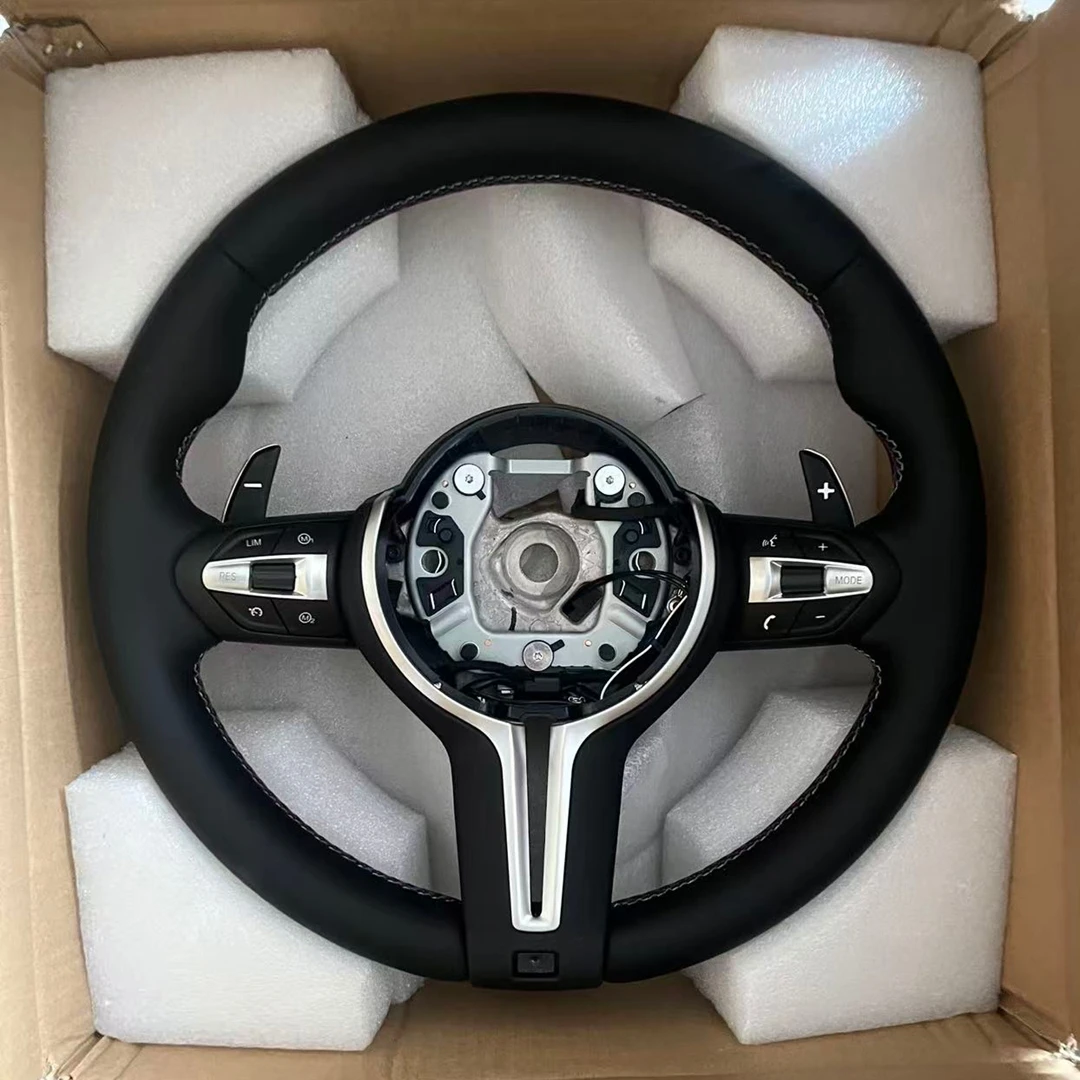For BMW F30 F32 F34 F33 F35 F36 F20 F22 F23 F26 F48 M3 F80 F25 E90 E87 X5 E71 F01 F10 F12 F15 Leather M Sports Steering Wheel