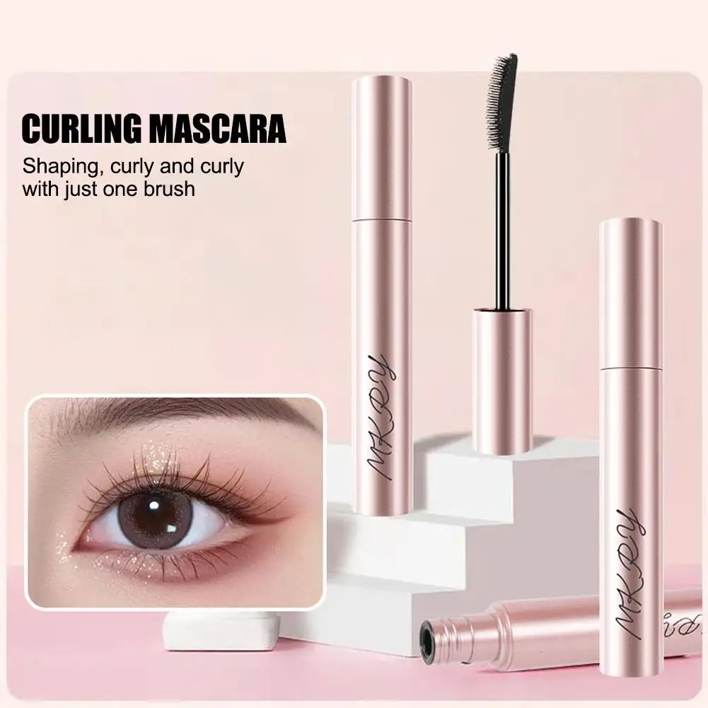 Silk Fiber Matte Mascara Lengthens Eyelashes Waterproof Fast Dry Non-smudging Long-lasting Curling Mascara Comestic