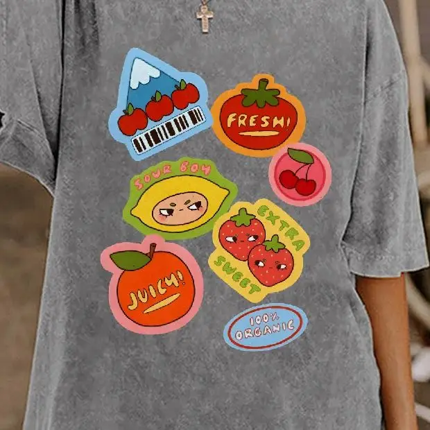 

Customscool Vintage Gym Graphic Tee - Unisex Washed Cotton Y2K Top, Moisture-Wicking Art for Boxing Studio to Coffee Meetings