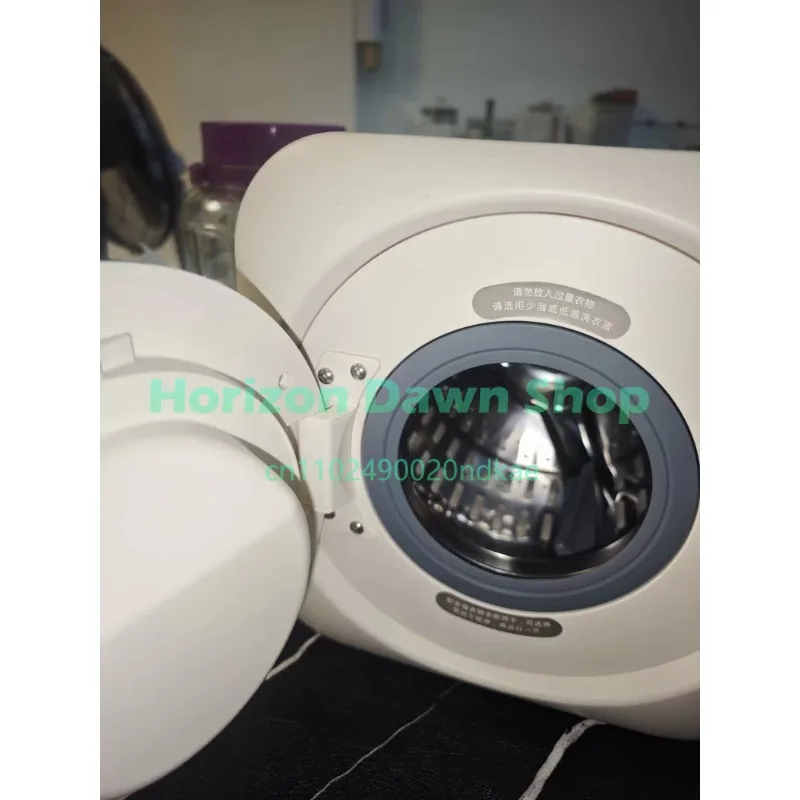 A compact washing machine specially designed for underwear and socks, featuring a desktop flagship drum model with automatic was