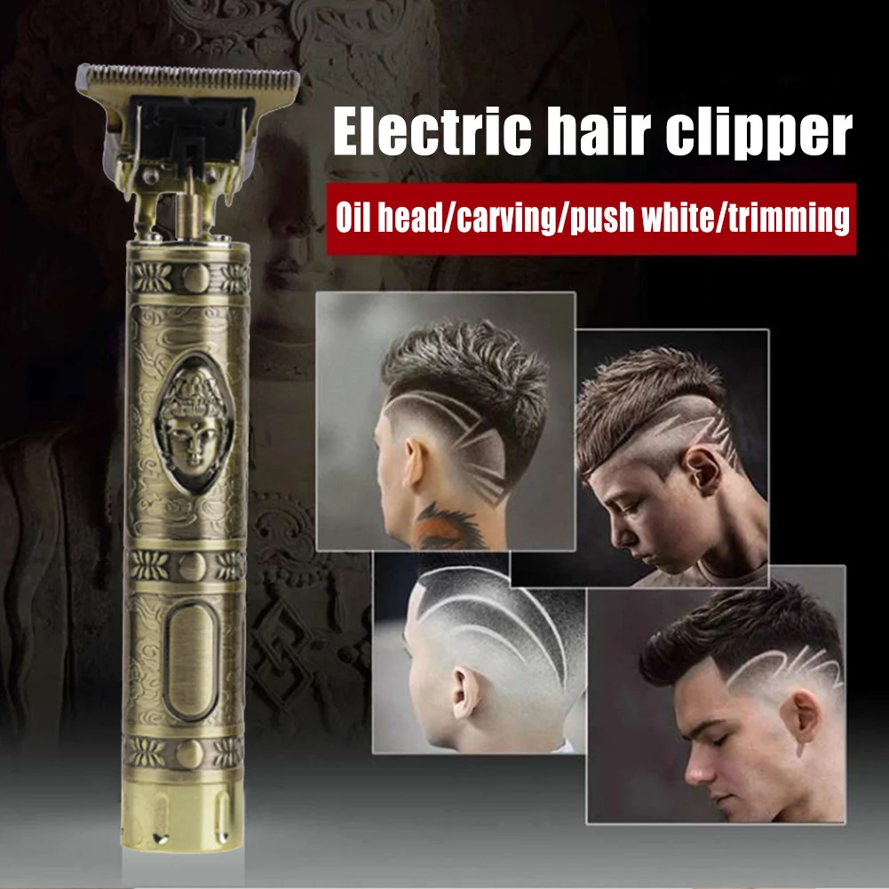 Vintage Electric Hair Cutting Machine Hair Clipper Professional Men Shaver Rechargeable Barber Haircut Trimmer For Men 2024