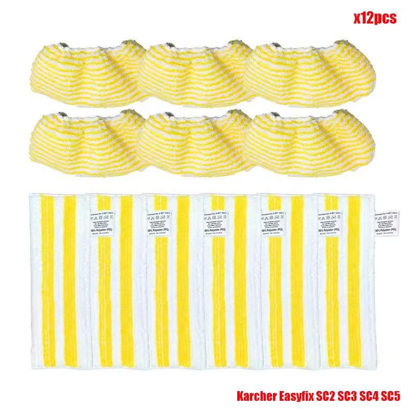 New Mop Cloths For Karcher Easyfix SC2 SC3 SC4 SC5 Handheld Vacuum Cleaner Microfiber Cleaning Pad Cover Steam Mop Accessories - Image 12