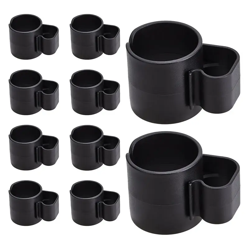 ABZW Mic Boom Holder Organizer-10Pcs Speaker Stand Cable Clips For Studio Recording, Live Streaming, Podcasting