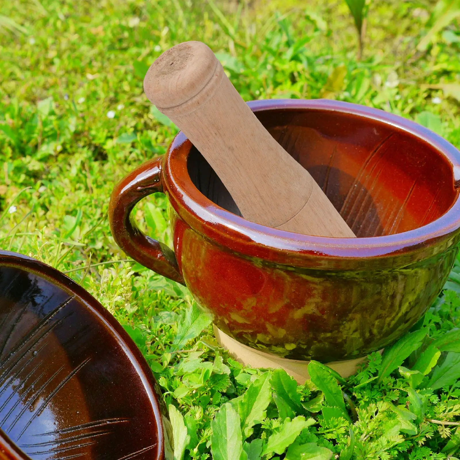 

Premium Wood Muddler 175 X 37 X 37 Cm Garlic Press Spice Grinder Tool for Kitchen Wooden Pestle Muddler Wooden Pestle