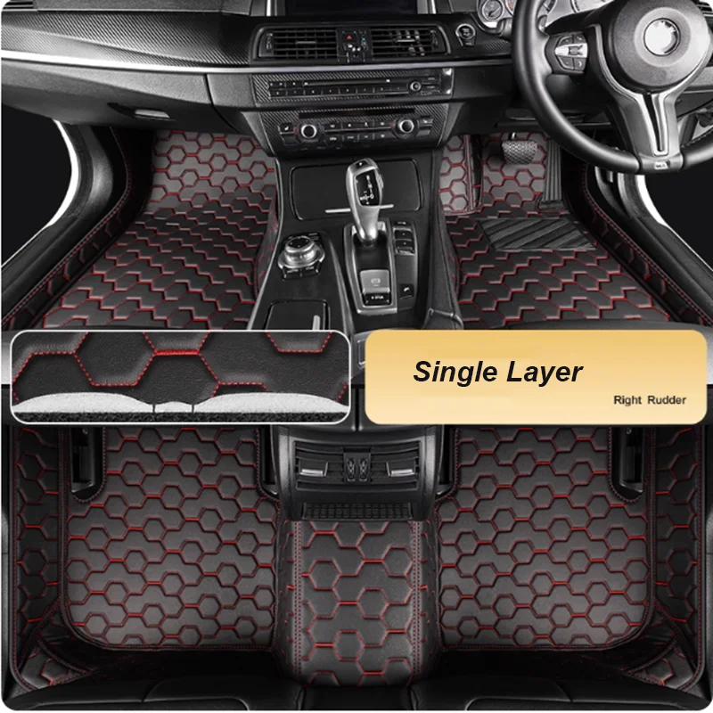 3D PU-leather Waterproof Custom Car Floor Mats For Toyota Tundra Auto Carpets Coche Accessorie Liners