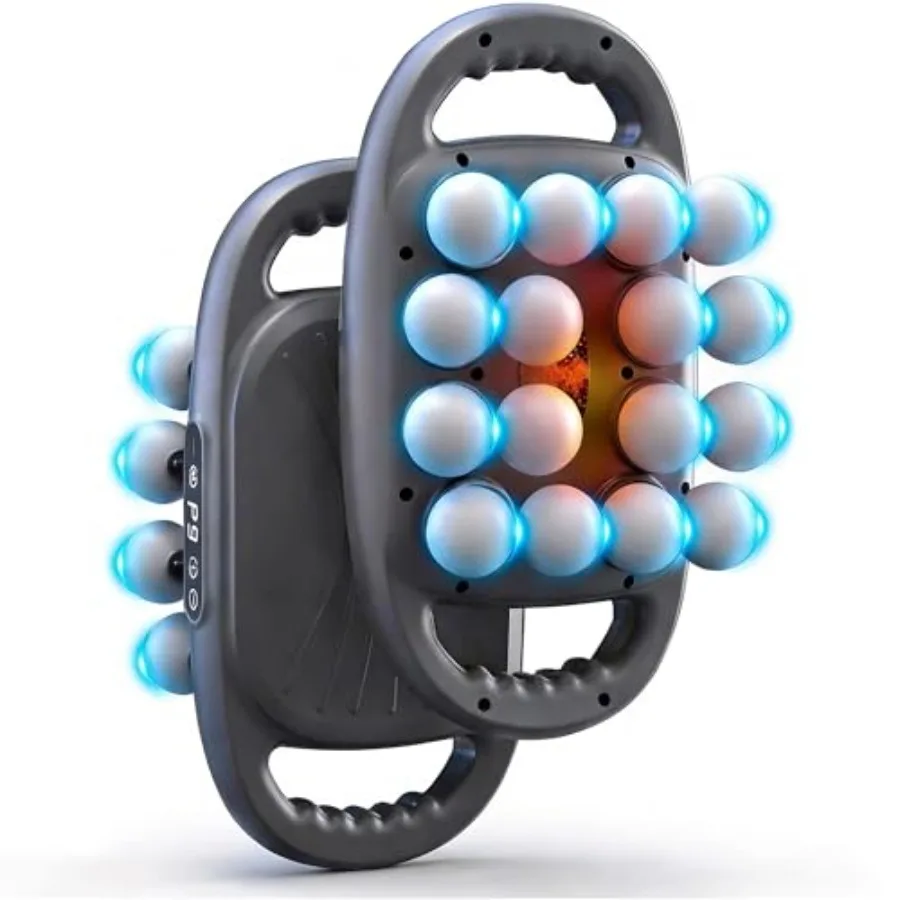 

Массажный пистолет для глубокого массажа тканей с 16 насадками, мощный перкуссионный массажер с 9 уровнями интенсивности, бесшумный массажный пистолет для мышц спины и плеч