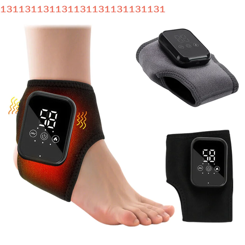 トリプル機能の加熱式フット＆アンクルマッサージャー、振動と圧縮を用いたもの