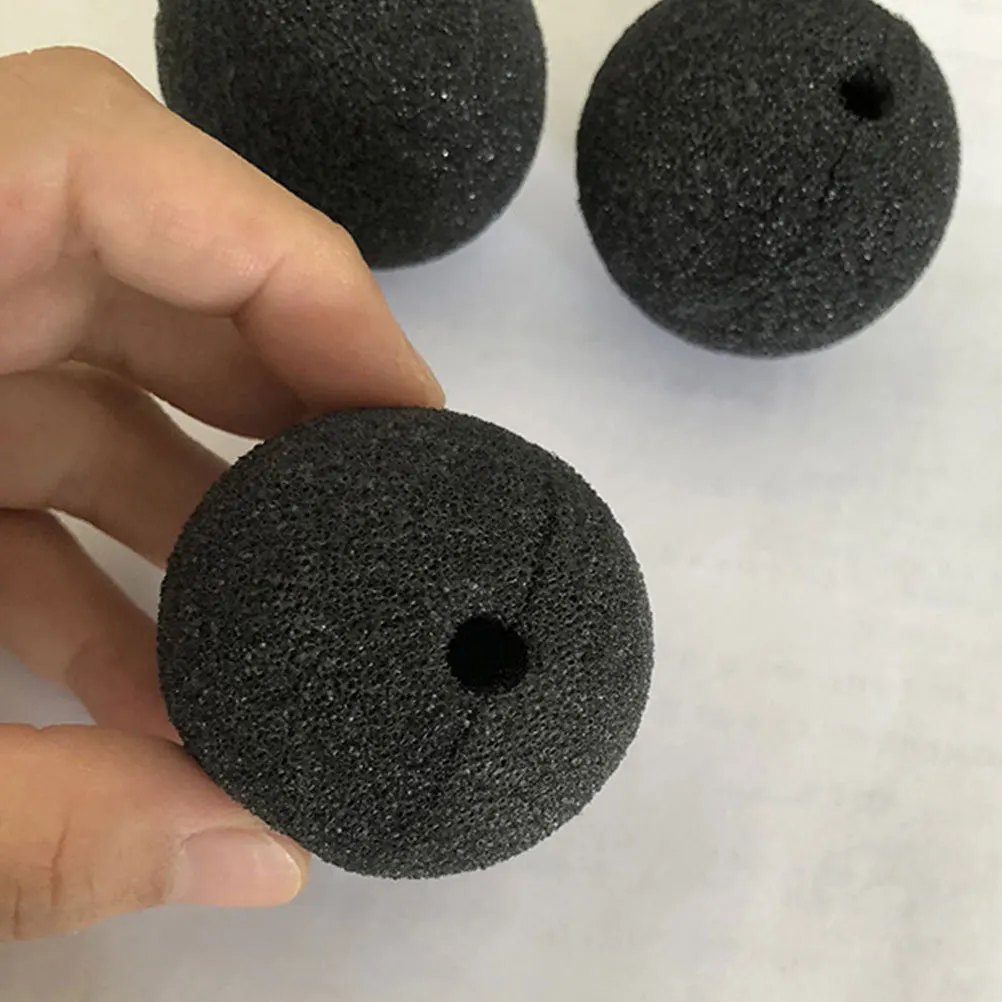 10 stks Zwarte Spons Clown Neus Voor Cosplay Halloween Kostuum Partij Prestaties Props Kids Dress Up Games Mini Circus Vervanging