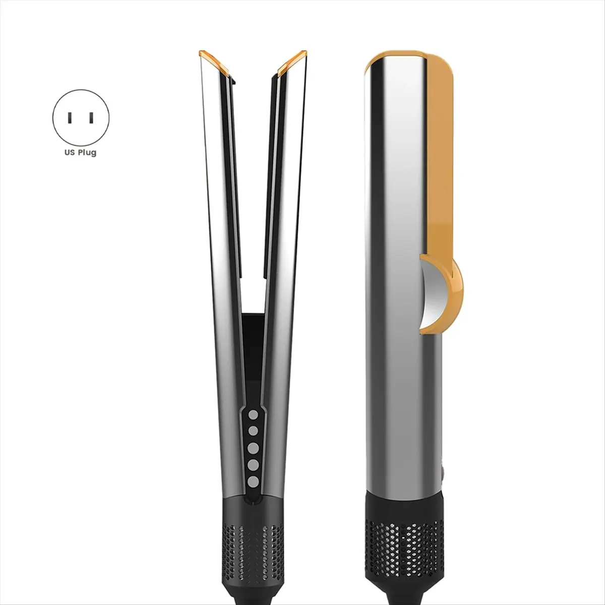 A38F 2-In-1 Professional Air Straightener Multi-Function Styling Tool Hair Dryer Electric Hair Straightener