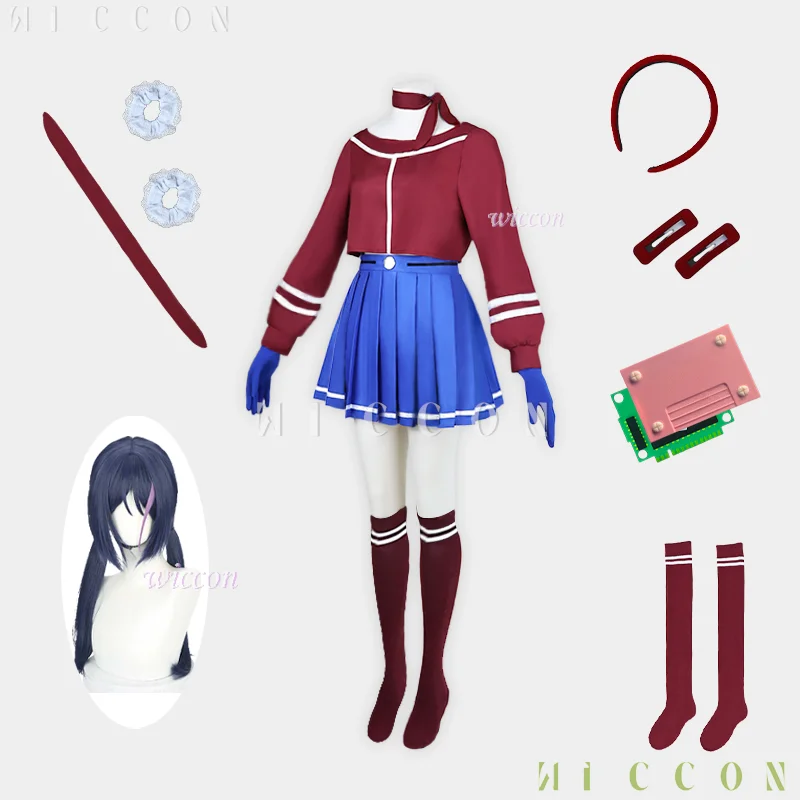 女性のためのクレイジーミタコスプレ衣装,ロールプレイングゲーム,ロールプレイング,プライマリヤンドレ,ハロウィーンパーティー,帽子カードアクセサリー