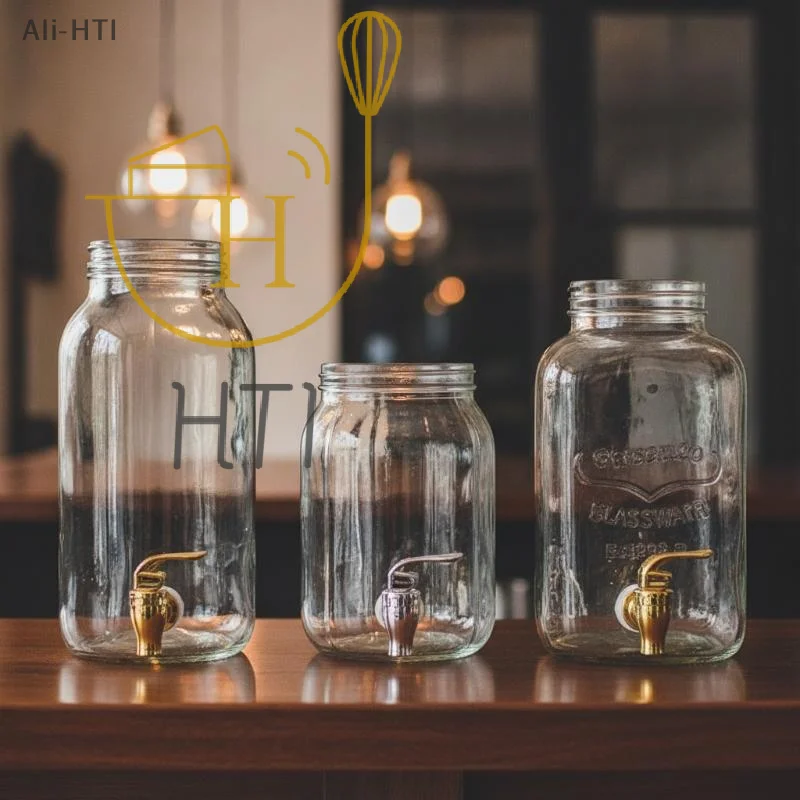 Electroplated Plastic Drink Bucket Faucet Food Grade Leak Resistant Tap Valve for Cold Brew Coffee Lemonade Jars