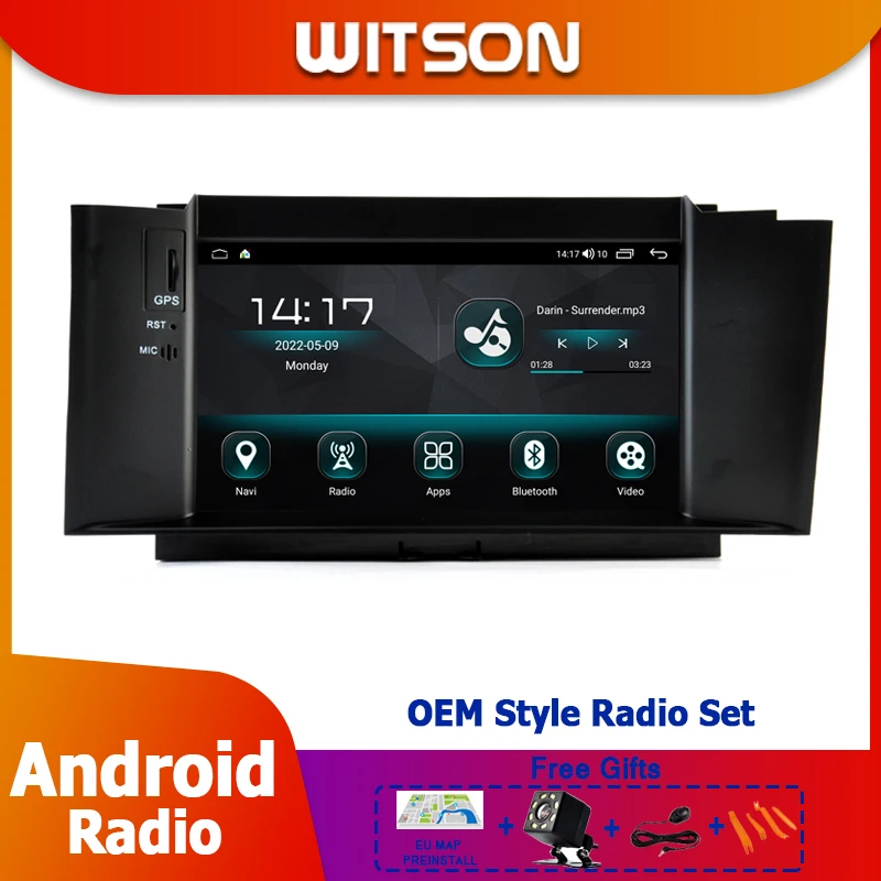 

Auto Radio 7" OEM No DVD Deck For Citroen C4L 2007-2013 Left Hand Driver Multimedia Stereo WIFI Bluetooth CarPlay