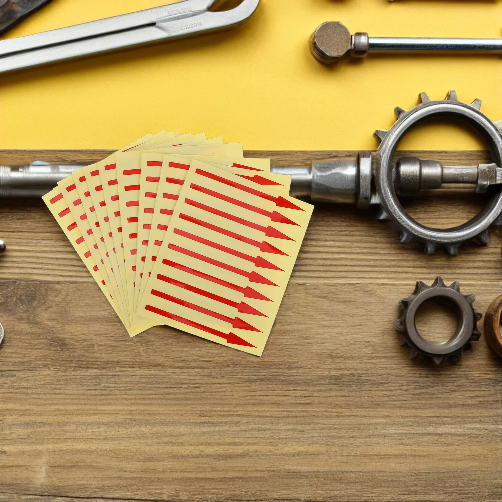 200개 압력 게이지 화살표 스티커 방수 자가 접착 방향 라벨 계기판 표시 화살표 표시기