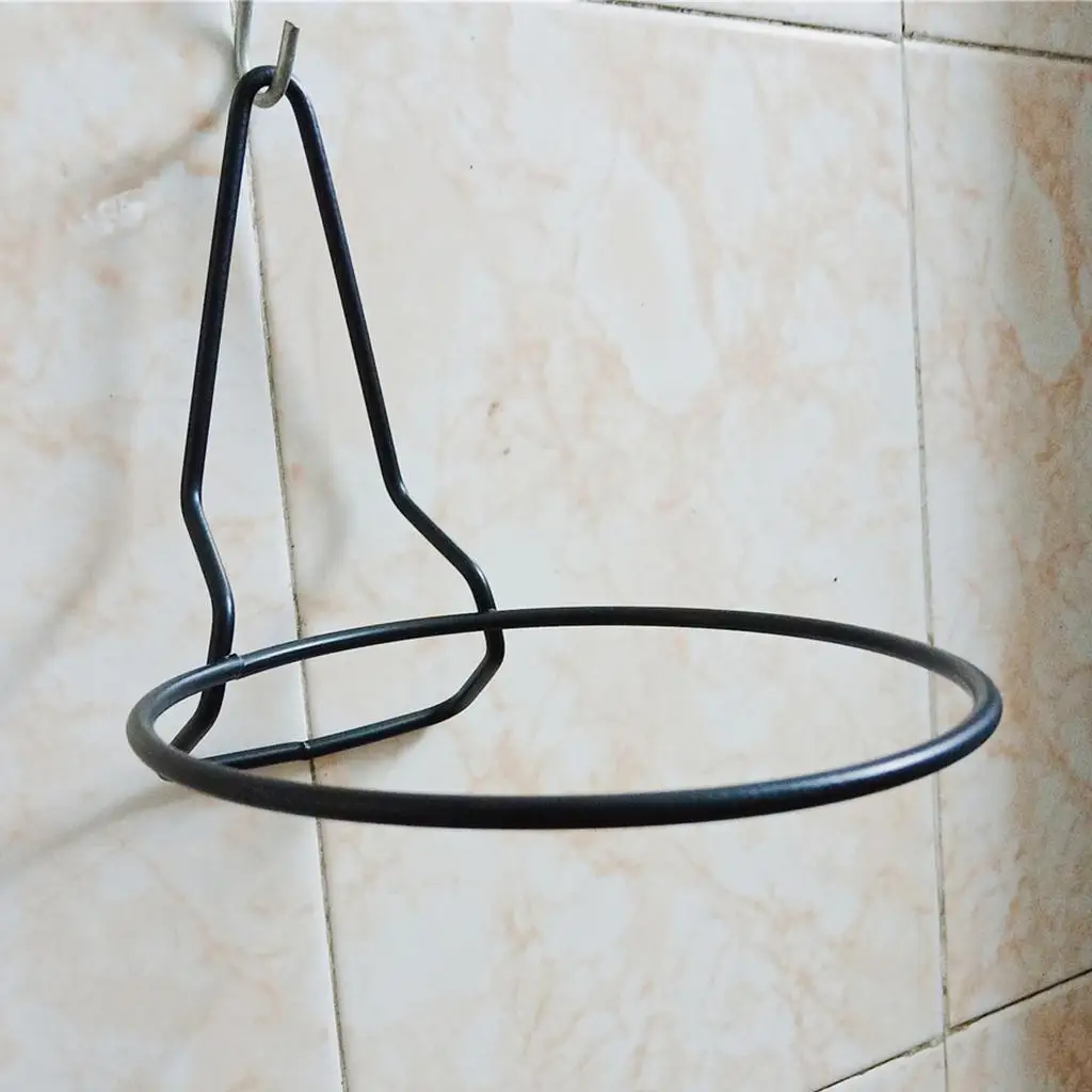 Wall Mounted Plant Pot Hanger Holder Outdoor Iron Rings Brackets Garden